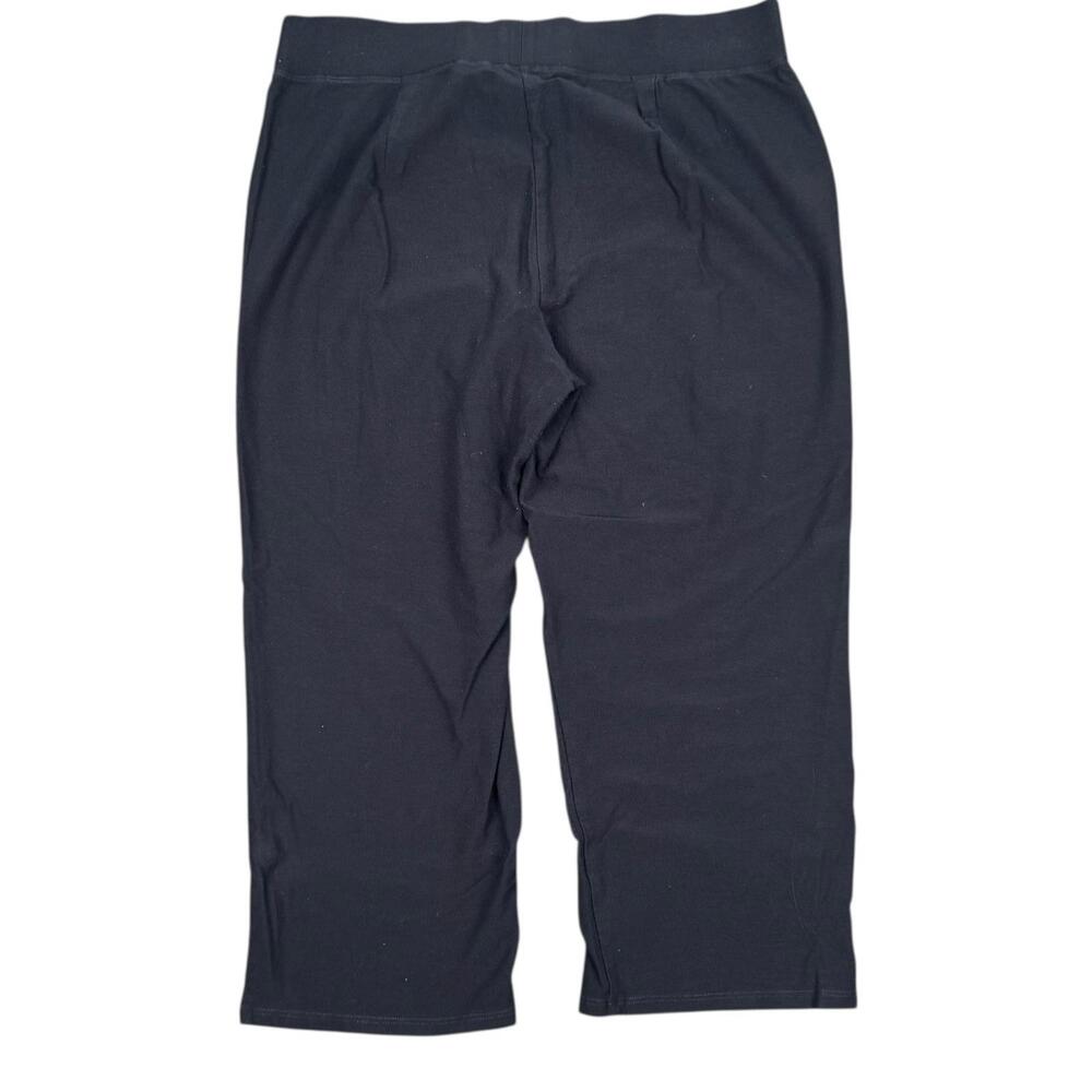 Eileen Fisher Cropped Pull On Pants Women's‎ Medium Charcoal Gray